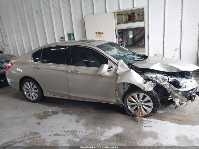 2014 Honda Accord Ex-l V-6 მანქანა იყიდება აუქციონზე, vin: 1HGCR3F86EA011735, აუქციონის ნომერი: 45705305