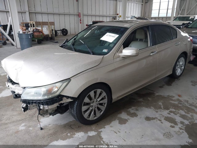 2014 Honda Accord Ex-l V-6 მანქანა იყიდება აუქციონზე, vin: 1HGCR3F86EA011735, აუქციონის ნომერი: 45705305