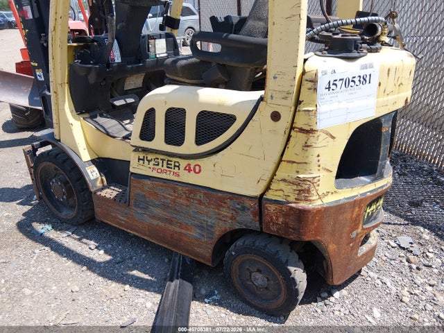 2008 Hyster Forklift S40ft მანქანა იყიდება აუქციონზე, vin: F187V13700F, აუქციონის ნომერი: 45705381