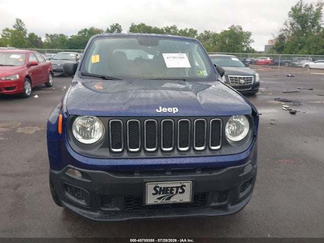 2018 Jeep Renegade Sport 4x4 მანქანა იყიდება აუქციონზე, vin: ZACCJBAB7JPJ50850, აუქციონის ნომერი: 45705388