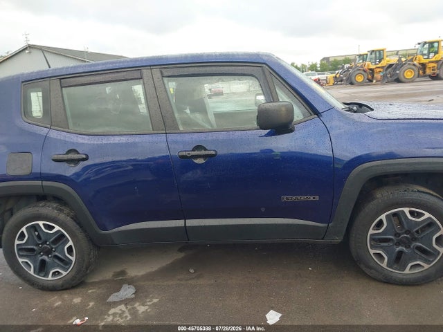 2018 Jeep Renegade Sport 4x4 მანქანა იყიდება აუქციონზე, vin: ZACCJBAB7JPJ50850, აუქციონის ნომერი: 45705388