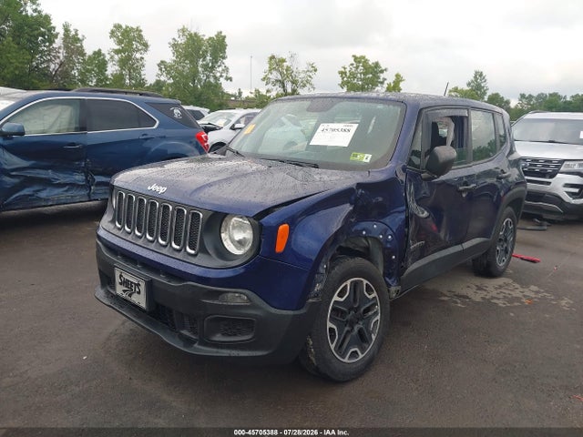 2018 Jeep Renegade Sport 4x4 მანქანა იყიდება აუქციონზე, vin: ZACCJBAB7JPJ50850, აუქციონის ნომერი: 45705388