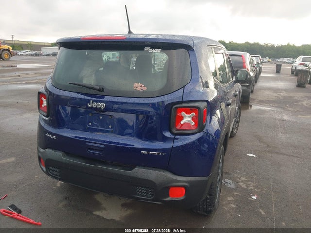 2018 Jeep Renegade Sport 4x4 მანქანა იყიდება აუქციონზე, vin: ZACCJBAB7JPJ50850, აუქციონის ნომერი: 45705388