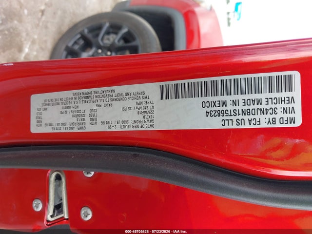 Продажа на аукционе авто 2025 Jeep Compass Latitude 4x4, vin: 3C4NJDBN1ST568234, номер лота: 45705428
