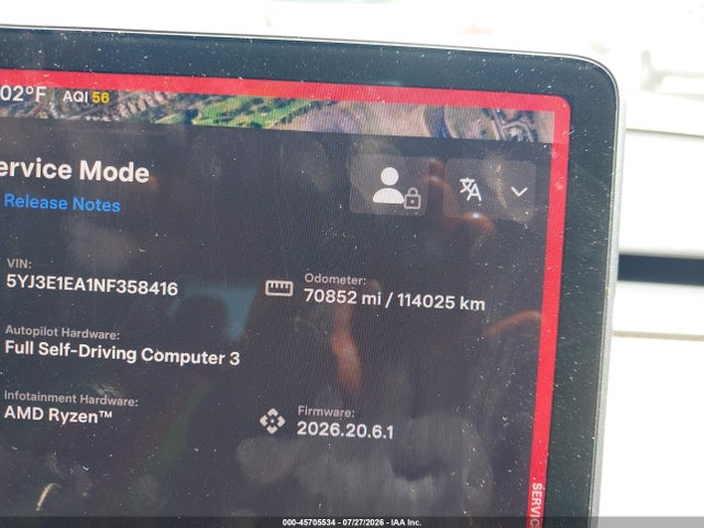 Tesla Model 3 Rear-wheel Drive 2022 5YJ3E1EA1NF358416 Image 16