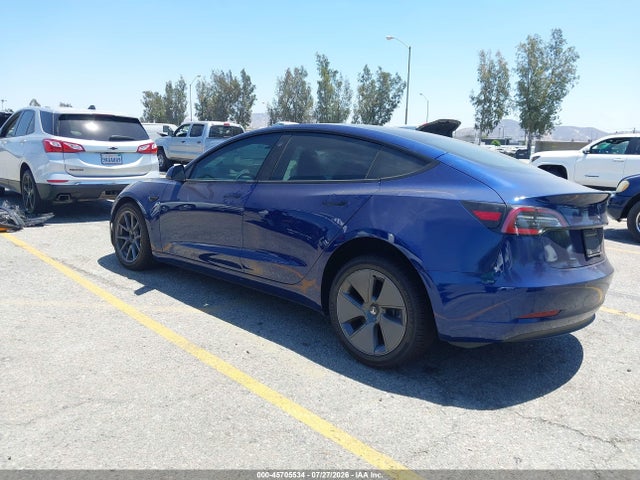 Tesla Model 3 Rear-wheel Drive 2022 5YJ3E1EA1NF358416 Image 3