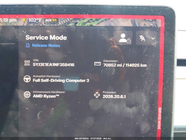 Tesla Model 3 Rear-wheel Drive 2022 5YJ3E1EA1NF358416 Image 7