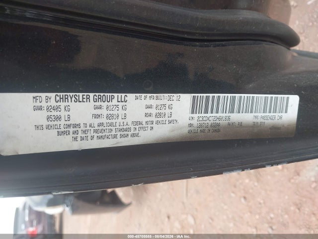 Aukcja sprzedaży 2013 Dodge Charger R/t, vin: 2C3CDXCT2DH601836, numer aukcji: 45705585