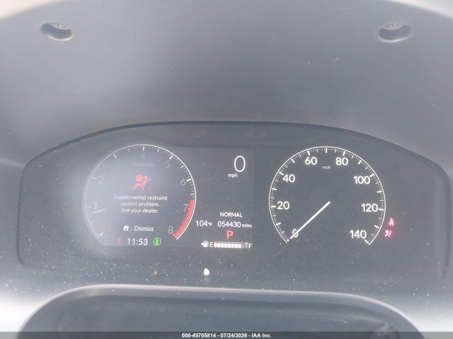 45705814 :رقم المزاد ، 3CZRZ1H75PM709500 vin ، 2023 Honda Hr-v 2wd Ex-l مزاد بيع