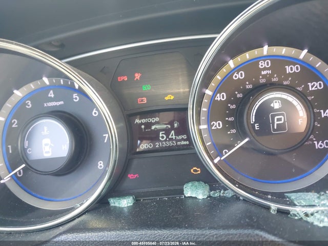45705840 :رقم المزاد ، 5NPEC4AC7CH319416 vin ، 2012 Hyundai Sonata Limited مزاد بيع