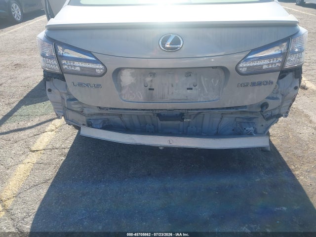 2010 Lexus Hs 250h Premium მანქანა იყიდება აუქციონზე, vin: JTHBB1BA5A2021378, აუქციონის ნომერი: 45705862