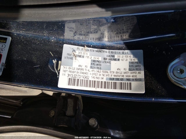 Scion IA 2016 3MYDLBZV7GY143452 Image 9