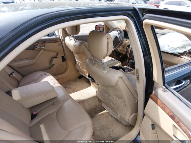 45706106 :رقم المزاد ، WDBNG75JXYA097059 vin ، 2000 Mercedes-benz S 500 مزاد بيع