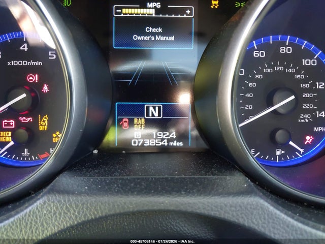 Aukcja sprzedaży 2019 Subaru Outback 2.5i Limited, vin: 4S4BSANC2K3211256, numer aukcji: 45706146
