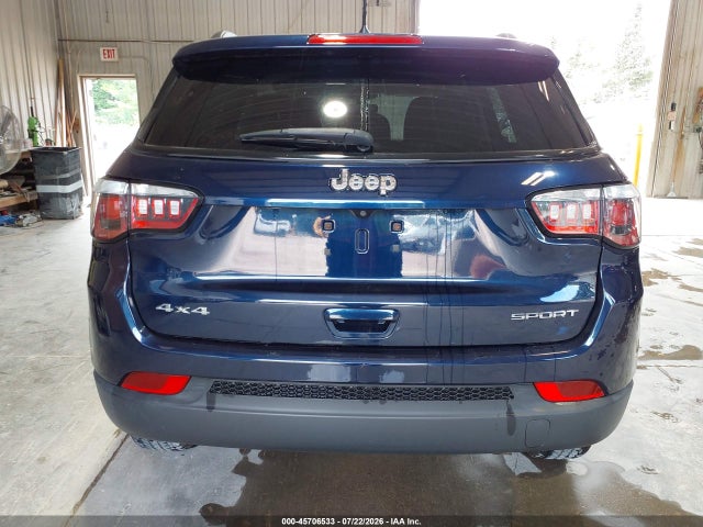 45706533 :رقم المزاد ، 3C4NJDAB8JT392269 vin ، 2018 Jeep Compass Sport 4x4 مزاد بيع