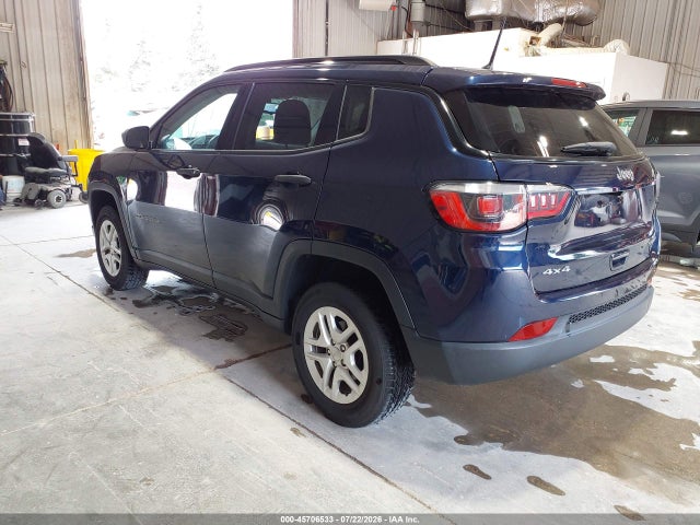 45706533 :رقم المزاد ، 3C4NJDAB8JT392269 vin ، 2018 Jeep Compass Sport 4x4 مزاد بيع