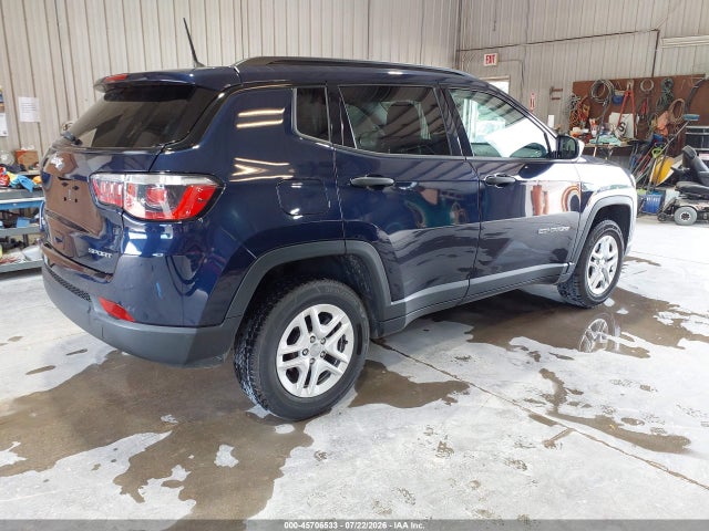 45706533 :رقم المزاد ، 3C4NJDAB8JT392269 vin ، 2018 Jeep Compass Sport 4x4 مزاد بيع