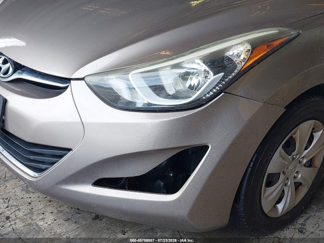 Продаж на аукціоні авто 2016 Hyundai Elantra Se, vin: 5NPDH4AE5GH786841, номер лоту: 45706587