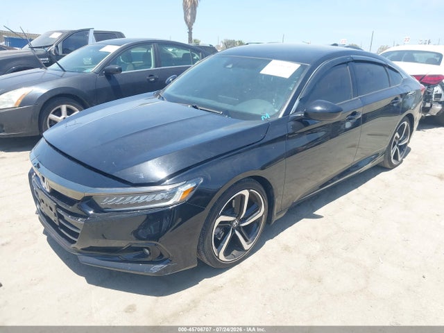 45706707 :رقم المزاد ، 1HGCV1F37NA097108 vin ، 2022 Honda Accord Sport مزاد بيع