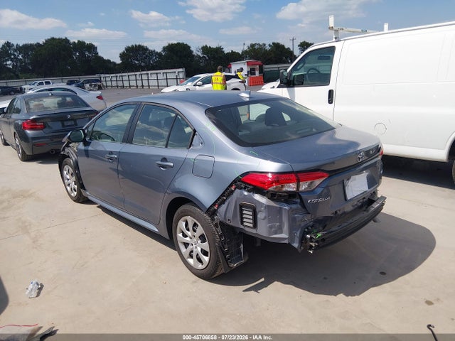 2025 Toyota Corolla Le მანქანა იყიდება აუქციონზე, vin: 5YFB4MDE7SP341284, აუქციონის ნომერი: 45706858