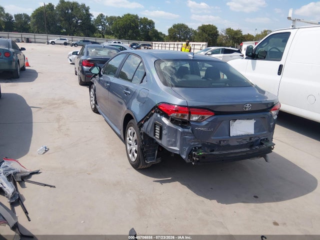2025 Toyota Corolla Le მანქანა იყიდება აუქციონზე, vin: 5YFB4MDE7SP341284, აუქციონის ნომერი: 45706858