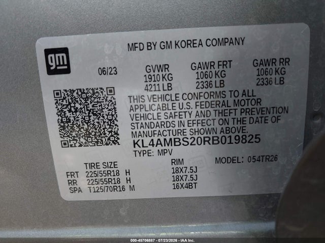 Продаж на аукціоні авто 2024 Buick Encore Gx Preferred Fwd, vin: KL4AMBS20RB019825, номер лоту: 45706887