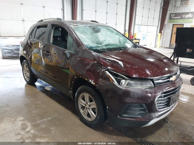 45706901 :رقم المزاد ، KL7CJPSMXNB530164 vin ، 2022 Chevrolet Trax Awd Lt مزاد بيع