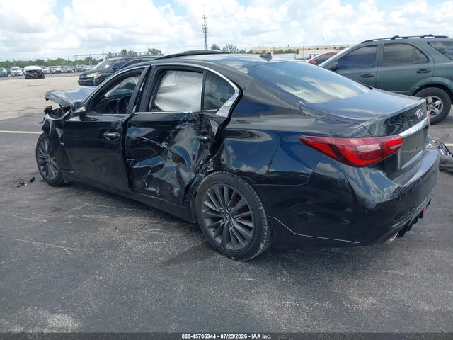 45706944 :رقم المزاد ، JN1EV7ARXJM430564 vin ، 2018 Infiniti Q50 3.0t Luxe مزاد بيع