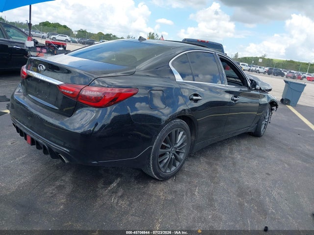 45706944 :رقم المزاد ، JN1EV7ARXJM430564 vin ، 2018 Infiniti Q50 3.0t Luxe مزاد بيع