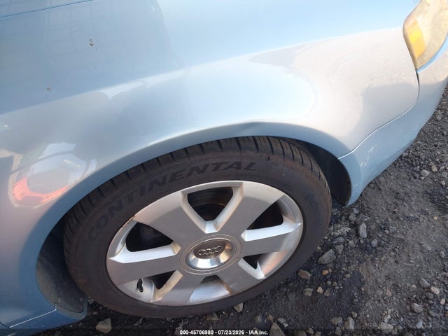 Aukcja sprzedaży 2005 Audi A4 1.8t, vin: WAUAC48H85K013410, numer aukcji: 45706980