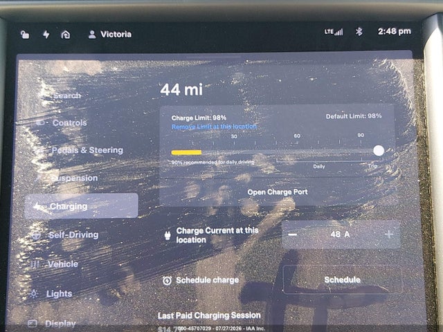 5YJXCDE29LF266405 Tesla Model X Long Range Dual Motor All-wheel Drive/long Range Plus Dual Motor All-wheel Drive