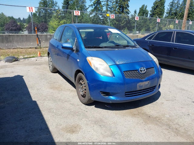 Aukcja sprzedaży 2007 Toyota Yaris, vin: JTDJT923675070638, numer aukcji: 45707040