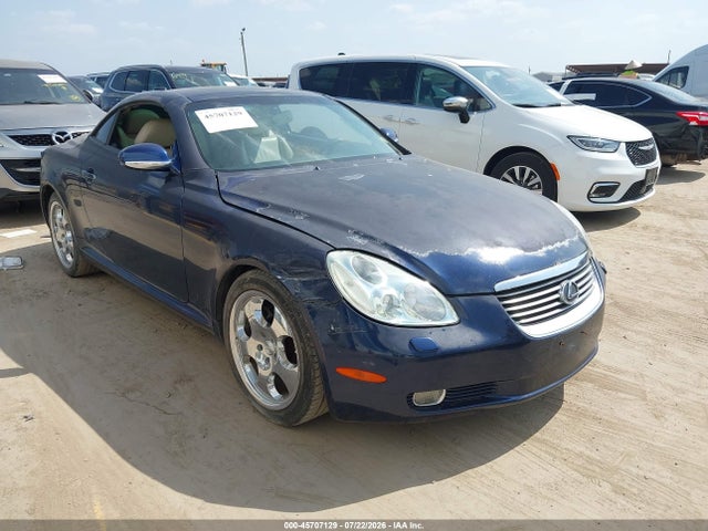 2002 Lexus Sc 430 მანქანა იყიდება აუქციონზე, vin: JTHFN48Y520012966, აუქციონის ნომერი: 45707129