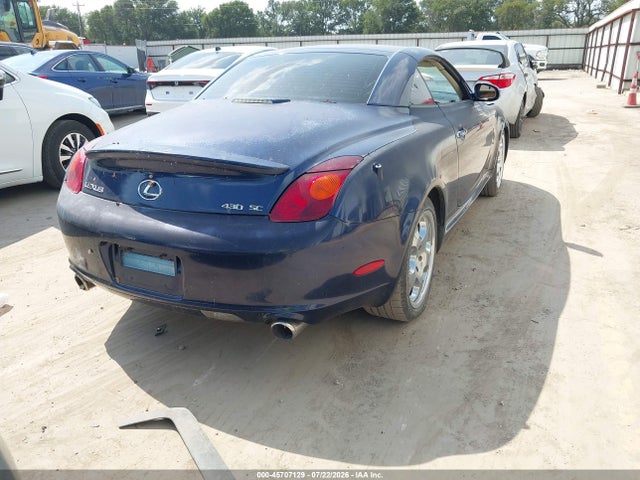 Aukcja sprzedaży 2002 Lexus Sc 430, vin: JTHFN48Y520012966, numer aukcji: 45707129