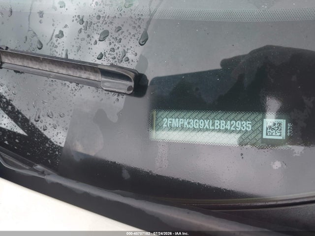 45707182 :رقم المزاد ، 2FMPK3G9XLBB42935 vin ، 2020 Ford Edge Se مزاد بيع