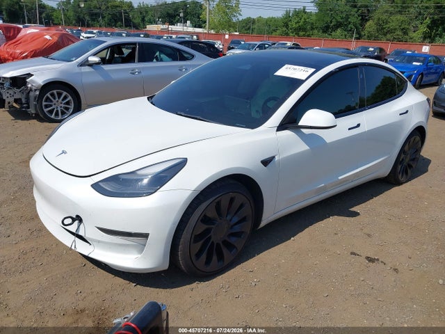 2022 Tesla Model 3 Performance Dual Motor All-wheel Drive მანქანა იყიდება აუქციონზე, vin: 5YJ3E1EC5NF359120, აუქციონის ნომერი: 45707216