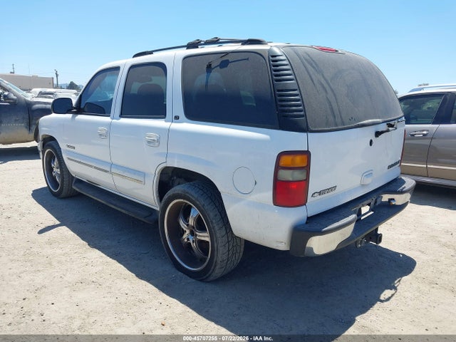 2001 Chevrolet Tahoe Lt მანქანა იყიდება აუქციონზე, vin: 1GNEC13T01R110415, აუქციონის ნომერი: 45707255