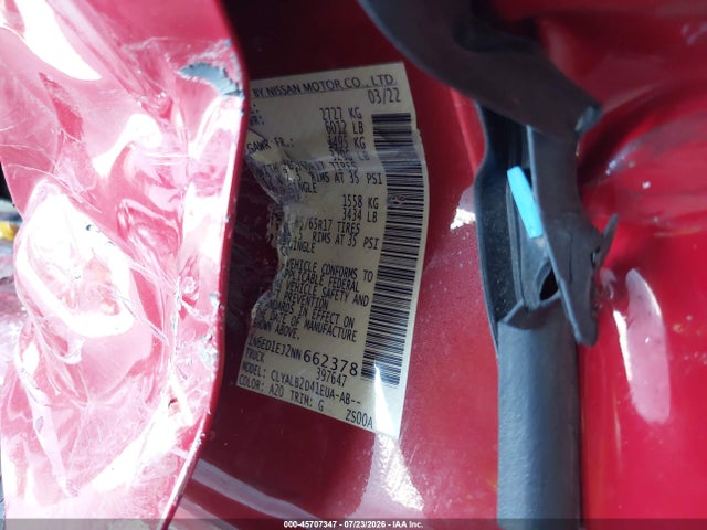 Nissan Frontier 2022 1N6ED1EJ2NN662378 Image 9