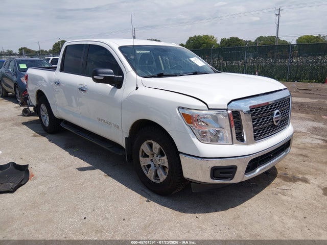45707391 :رقم المزاد ، 1N6AA1EK4JN543354 vin ، 2018 Nissan Titan Sv مزاد بيع