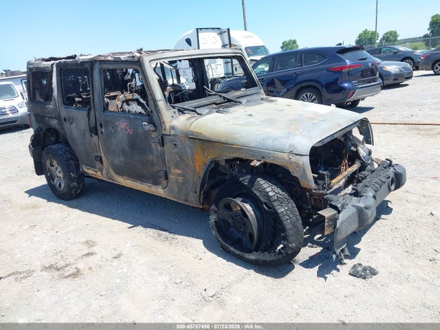 45707456 :رقم المزاد ، 1C4BJWKG5EL149979 vin ، 2014 Jeep Wrangler Unlimited Sport Rhd مزاد بيع