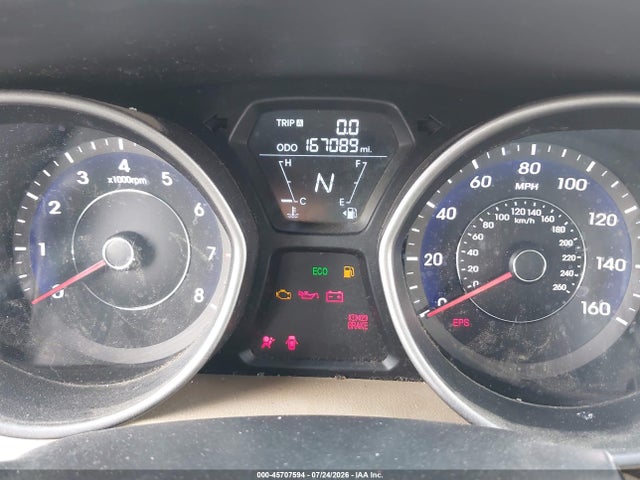 2013 Hyundai Elantra Gls მანქანა იყიდება აუქციონზე, vin: 5NPDH4AE2DH272649, აუქციონის ნომერი: 45707594