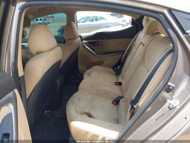 2013 Hyundai Elantra Gls მანქანა იყიდება აუქციონზე, vin: 5NPDH4AE2DH272649, აუქციონის ნომერი: 45707594