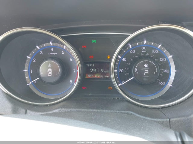 45707598 :رقم المزاد ، 5NPEB4AC9CH459681 vin ، 2012 Hyundai Sonata Gls مزاد بيع