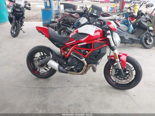 45707691 :رقم المزاد ، ML0MADBM4LT004030 vin ، 2020 Ducati Monster 797+ مزاد بيع