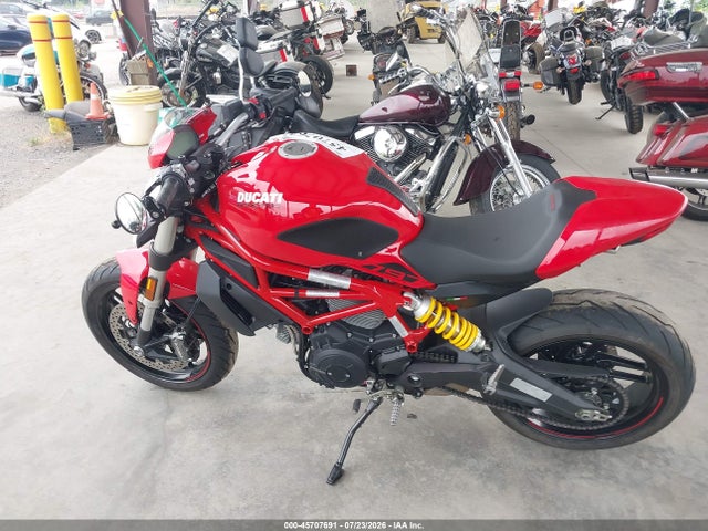 45707691 :رقم المزاد ، ML0MADBM4LT004030 vin ، 2020 Ducati Monster 797+ مزاد بيع