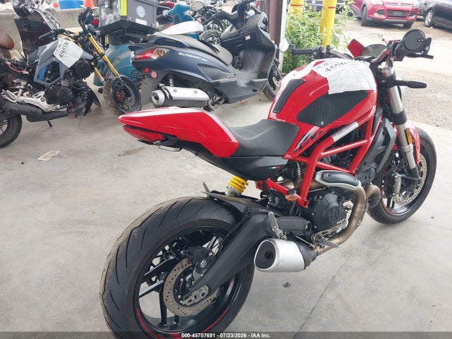 45707691 :رقم المزاد ، ML0MADBM4LT004030 vin ، 2020 Ducati Monster 797+ مزاد بيع