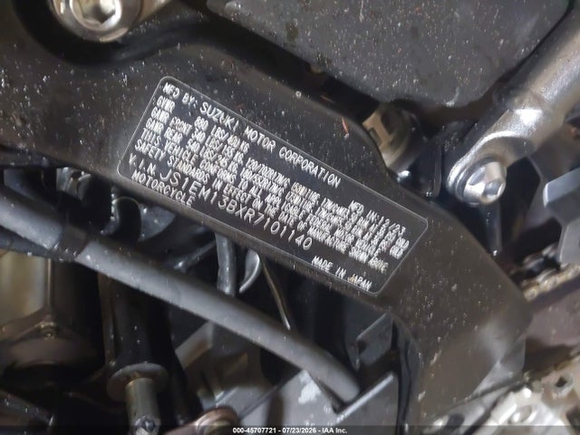 2024 Suzuki Gsx800 F მანქანა იყიდება აუქციონზე, vin: JS1EM13BXR7101140, აუქციონის ნომერი: 45707721