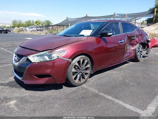 2016 Nissan Maxima 3.5 Platinum/3.5 S/3.5 Sl/3.5 Sr/3.5 Sv მანქანა იყიდება აუქციონზე, vin: 1N4AA6AP6GC425687, აუქციონის ნომერი: 45707734