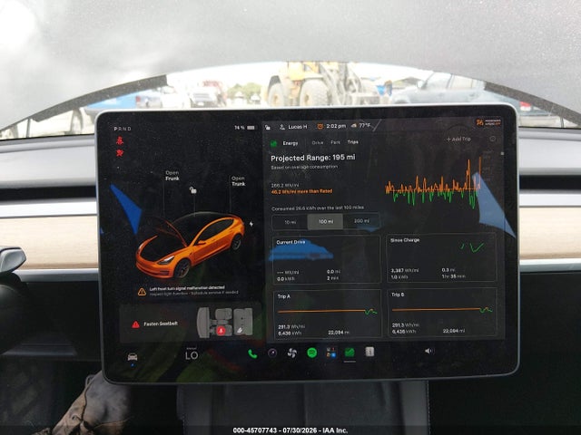 Tesla Model 3 Long Range Dual Motor All-wheel Drive 2021 5YJ3E1EB3MF903104 Image 19