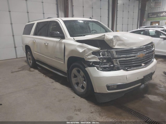45707860 :رقم المزاد ، 1GNSKKKC8FR271132 vin ، 2015 Chevrolet Suburban Ltz مزاد بيع